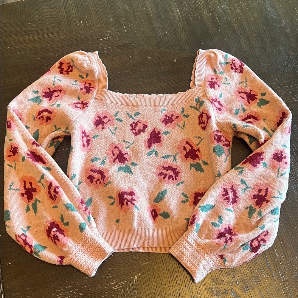Willow & Wind Soft Pink Knit Sweater